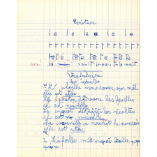 Cahier du jour