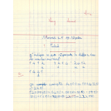 Cahier du jour