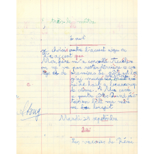 Cahier du jour de français