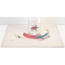 Planche d'anamorphose : Joueur de cornemuse