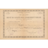 Brevet de capacité pour l'enseignement primaire. 