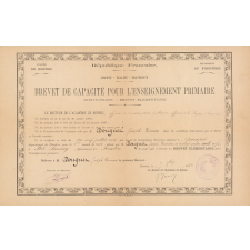 Brevet de capacité pour l'enseignement primaire.