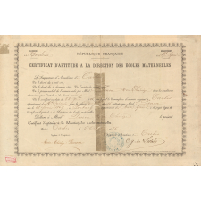 Certificat d'aptitude à la direction des Ecoles maternelles.