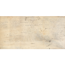 Brevet de libraire typographe juré auprès de l'Université.