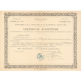 Enseignement de la récitation et de la lecture à haute voix - Certificat d'aptitude à l'enseignement de la récitation et de la lecture dans les écoles primaires du département de la Seine. 