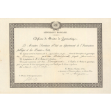 Diplôme de Maître de Gymnastique. 