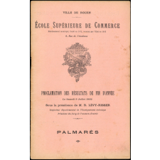 Proclamation des résultats de fin d'année - Palmarès - École Supérieure de Commerce de Rouen.