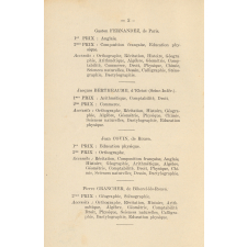 Proclamation des résultats de fin d'année - Palmarès - École Supérieure de Commerce de Rouen.