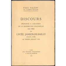 Discours de prix . Discours prononcé à l'occasion de la distribution solennelle des prix du Lycée Janson-de-Sailly (grand lycée) le treize juillet 1932.