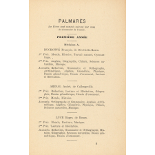 Distribution des prix. Ecole Primaire Supérieure et Ecole Professionnelle de garçons. Le mardi 28 juillet 1925.