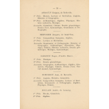 Distribution des prix. Ecole Primaire Supérieure et Ecole Professionnelle de garçons. Le dimanche 27 juillet 1924.