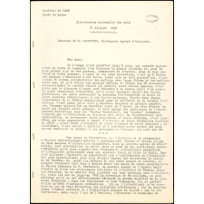 Distribution solennelle des prix. 31 juillet 1909. Discours de M. Carcopino, Professeur Agrégé d'Histoire. Académie de Caen. Lycée du Havre.