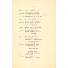 Distribution solennelle des Prix sous la Présidence de Monsieur le Marquis de Pomereu, Député de la Seine-Inférieure. Institution Join-Lambert. Le Samedi 13 Juillet 1907.