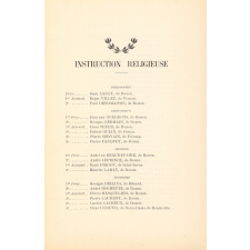Distribution solennelle des Prix sous la Présidence de Monsieur Henri Vermont, Président de l'Académie des Sciences, Belles-Lettres et Arts de Rouen. Institution Join-Lambert. Le Samedi 13 Juillet 1912.