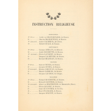 Distribution solennelle des Prix sous la Présidence de Monsieur l'Abbé Julien, Agrégé de l'Université, Chanoine honoraire, Archiprêtre de Notre-Dame du Hâvre. Institution Join-Lambert. Le Lundi 13 Juillet 1914.