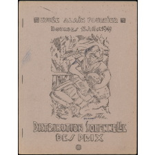 Lycée Alain Fournier Bourges 13 juillet 1949 - Distribution solennelle des prix.