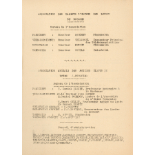 Lycée Alain Fournier Bourges 11 juillet 1952 - Distribution solennelle des prix. 