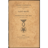 Distribution des prix. 23 juillet 1912. Légion d'Honneur. Maisons d'Education. Saint-Denis.