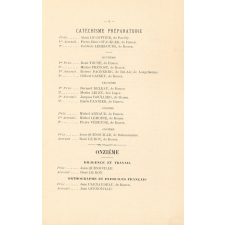 Distribution solennelle des Prix sous la Présidence de Monsieur Henri Vermont, Président de l'Académie des Sciences, Belles-Lettres et Arts de Rouen. Institution Join-Lambert. Le Samedi 13 Juillet 1912.