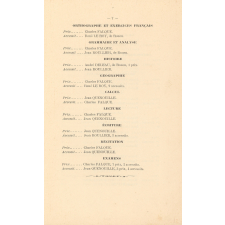 Distribution solennelle des Prix sous la Présidence de Monsieur Paul Allard, Commandeur de l'Ordre de Saint-Grégoire-le-Grand. Institution Join-Lambert. Le Samedi 12 Juillet 1913.