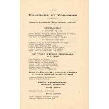 Collège et Ecole Primaire Supérieure de Saint-Pol - Année scolaire 1927-1928 - Distribution des prix le 18 juillet 1928.