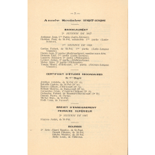 Collège et Ecole Primaire Supérieure de Saint-Pol - Année scolaire 1927-1928 - Distribution des prix le 18 juillet 1928.
