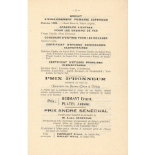 Collège et Ecole Primaire Supérieure de Saint-Pol - Année scolaire 1922-1923 - Distribution des prix le 13 juillet 1923.