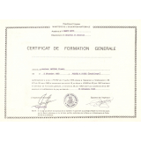 Certificat de formation générale. 