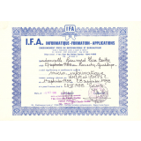Diplôme de l'IFA. 