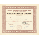 Diplôme de dactylographie. 