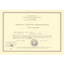 Certificat d'aptitude professionnelle.