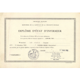 Diplôme d'état d'infirmier. 