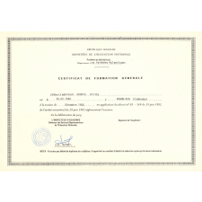 Certificat de formation générale. 