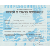 Certificat de formation professionnelle. 