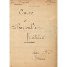 Cours d'arboriculture fruitière
