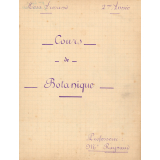 Cours de botanique