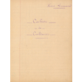 Cahier de cultures