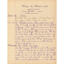 Cahier de cultures