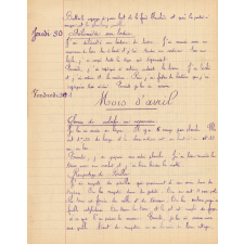 Cahier de cultures