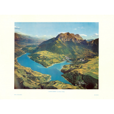 Alpes du Dauphiné : lac du Sautet et le barrage