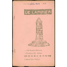Journal scolaire Freinet. Le lampier. N°1, octobre, 1953.