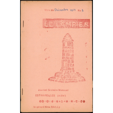 Journal scolaire Freinet. Le lampier. N°3, décembre, 1953.