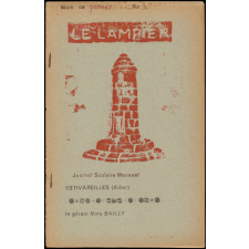 Journal scolaire Freinet. Le lampier. N°3, janvier, [1954].
