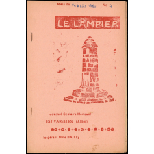 Journal scolaire Freinet. Le lampier. N°4, février, 1954.