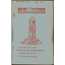 Journal scolaire Freinet. Le lampier. N°1, octobre, 1954.