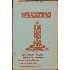 Journal scolaire Freinet. Le lampier. N°5, février, 1955.