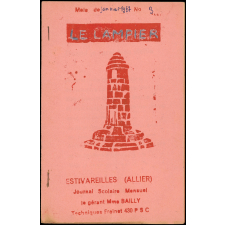 Journal scolaire Freinet. Le lampier. N°3, janvier, 1957.