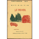 Journal scolaire Freinet. Le réveil. N°2, janvier, 1961.