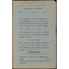Journal scolaire Freinet. Le muguet. Décembre, 1950.