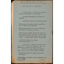 Journal scolaire Freinet. Le muguet. Février, 1951.